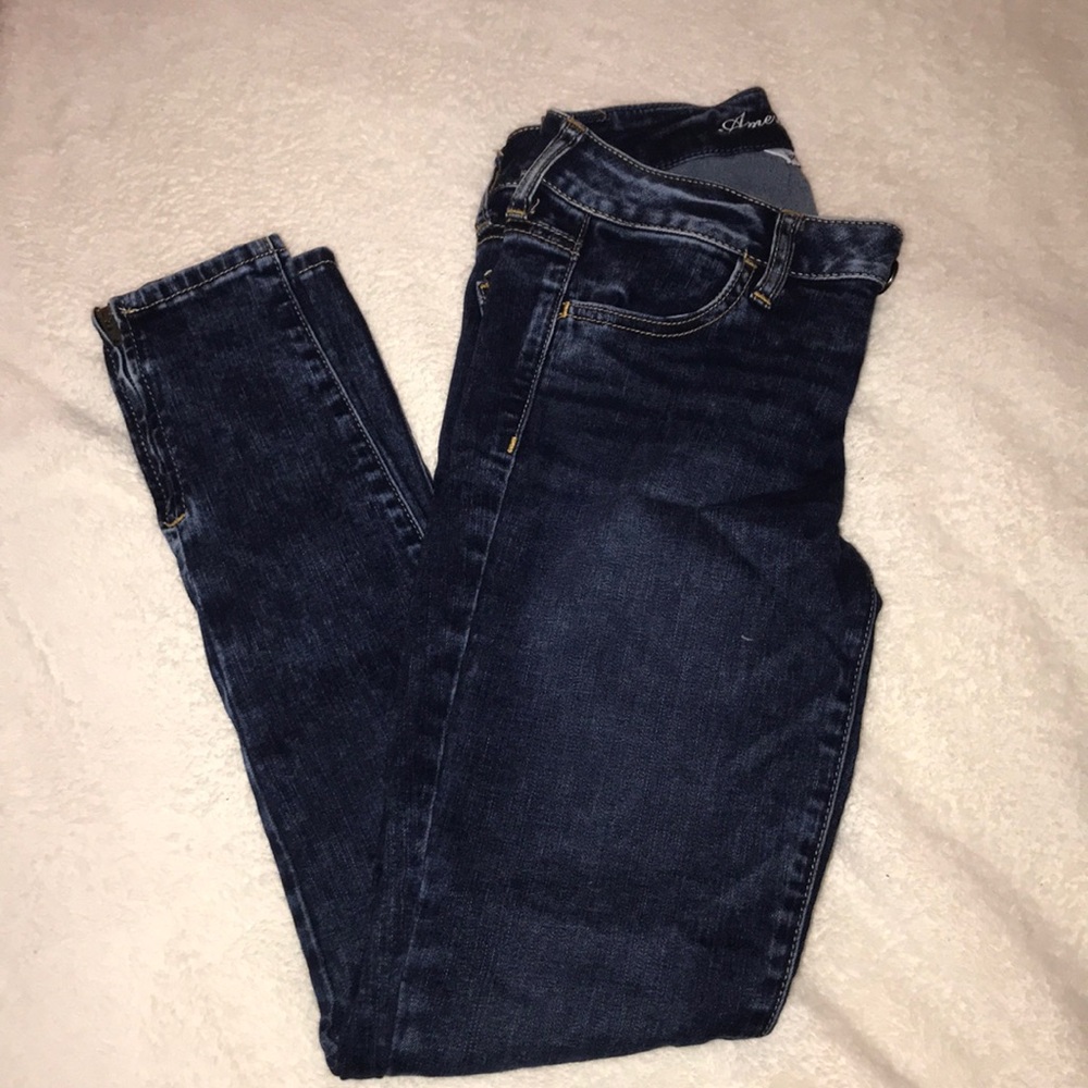 American Eagle lightly acid washed jeggings